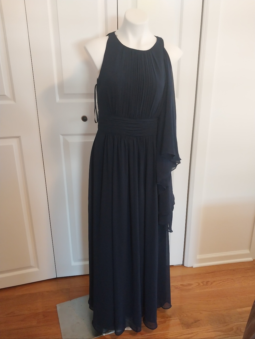 Ralph Lauren Navy Halter Maxi Gown
